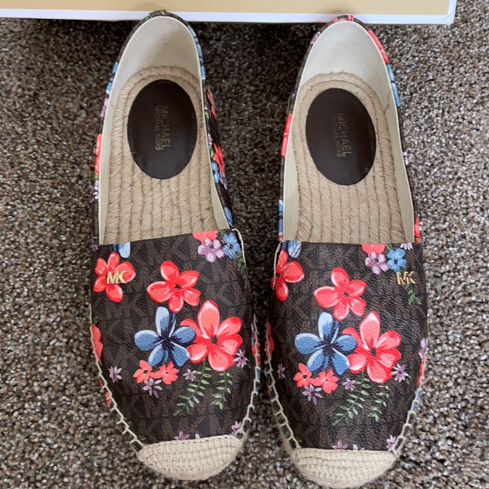 Michael Kors signature floral print espadrilles
